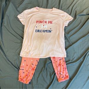 Joy Spun Lobster Pinch Me I’m Dreamin’ 2 Piece Jogger Pajama Set Small